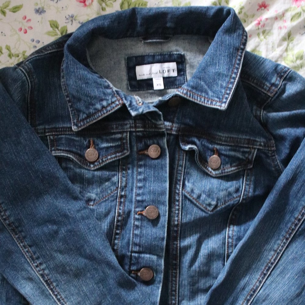LOFT Jean Jacket XS